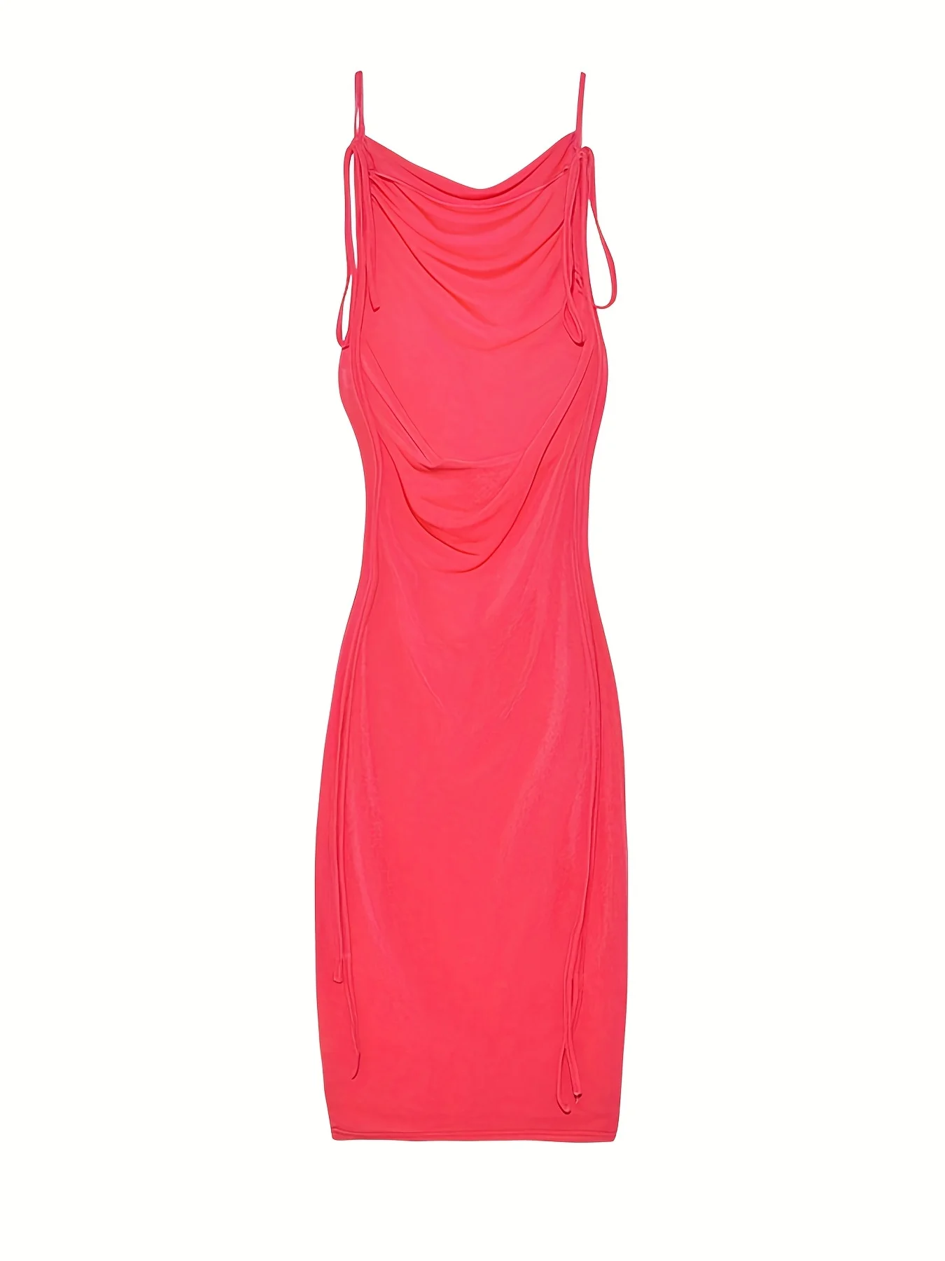 2024 New Summer Fashion Sexy Strapless Hang Neck Temperament Dress - Image 10
