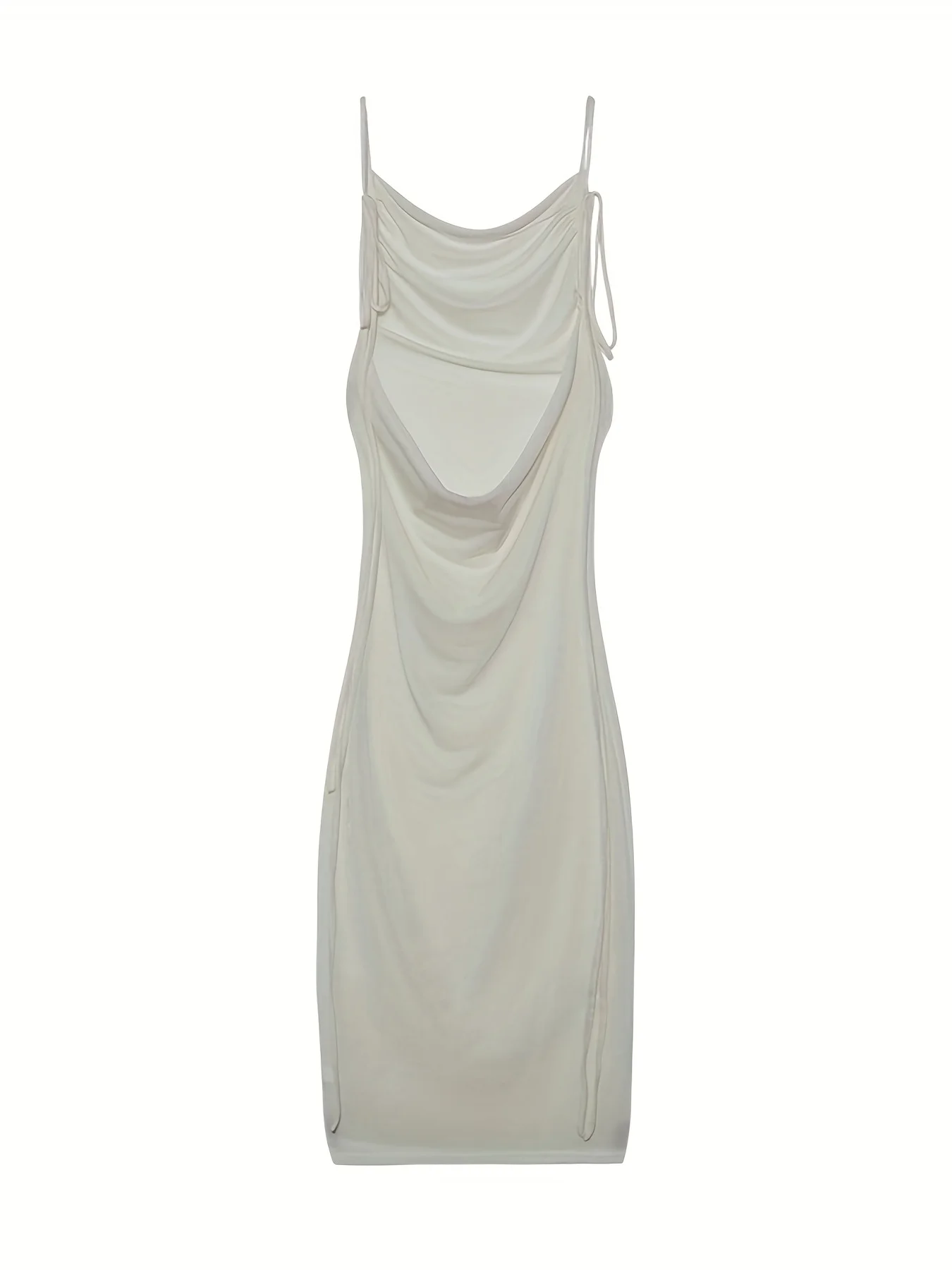 2024 New Summer Fashion Sexy Strapless Hang Neck Temperament Dress - Image 8