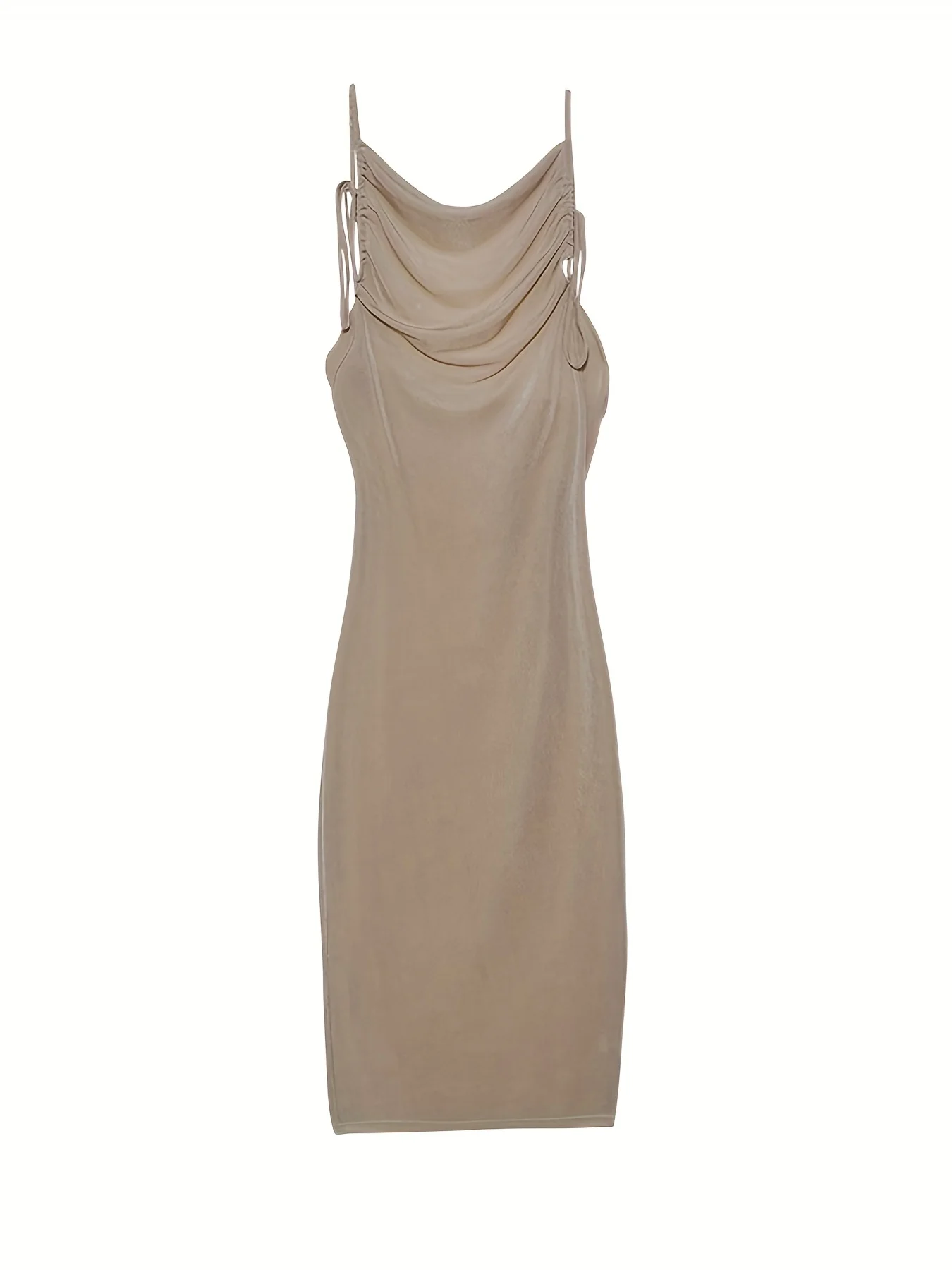 2024 New Summer Fashion Sexy Strapless Hang Neck Temperament Dress - Image 15