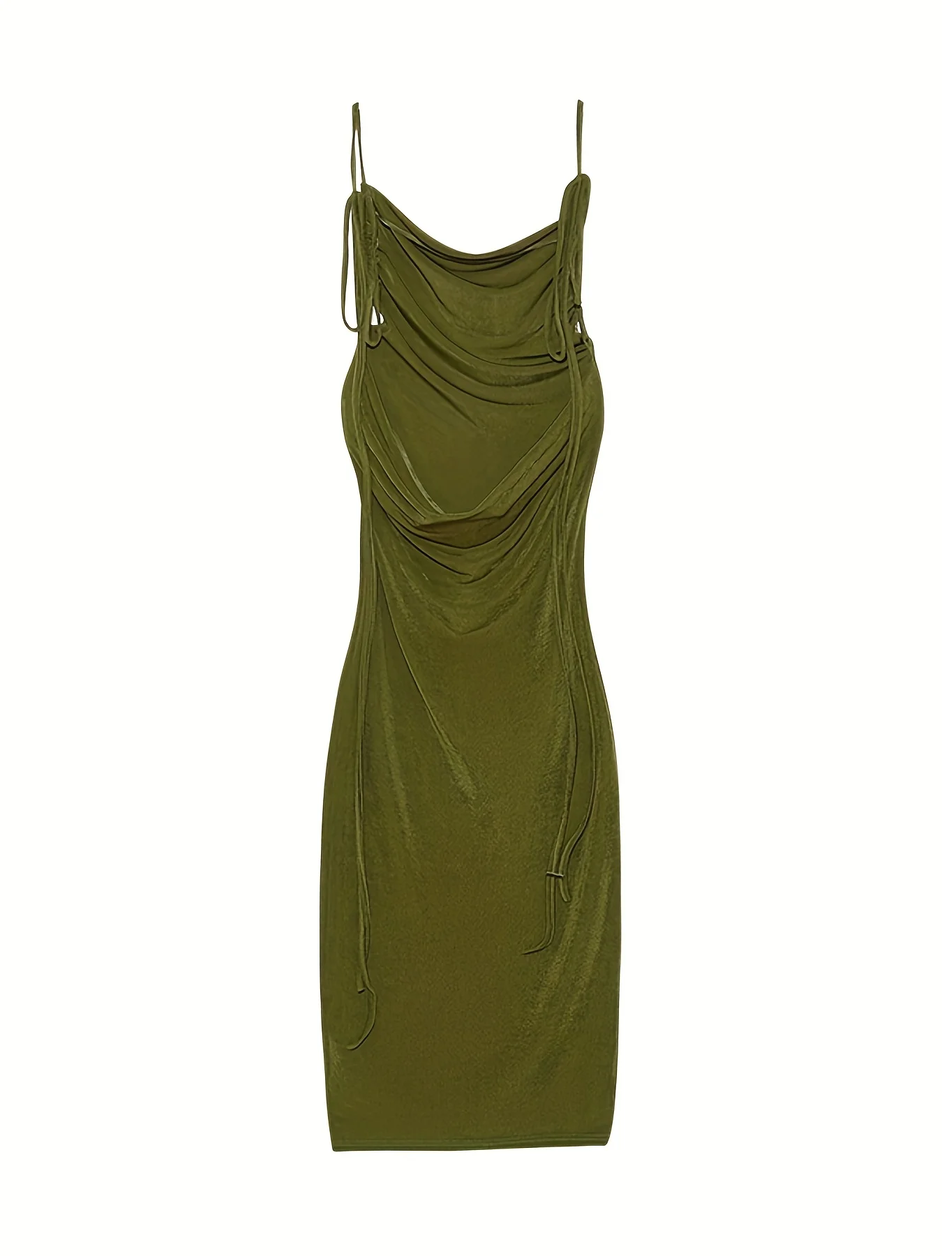 2024 New Summer Fashion Sexy Strapless Hang Neck Temperament Dress - Image 12