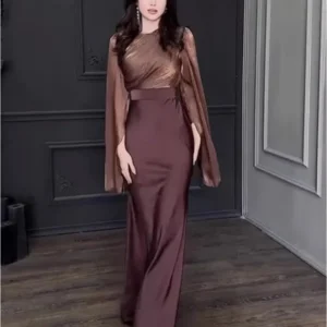 Ramadan Morocco Women Party Dress Dubai Abayas Kaftan Satin Islam Vestidos Largos 2025 Eid Muslim Arab Long Robe Jalabiya