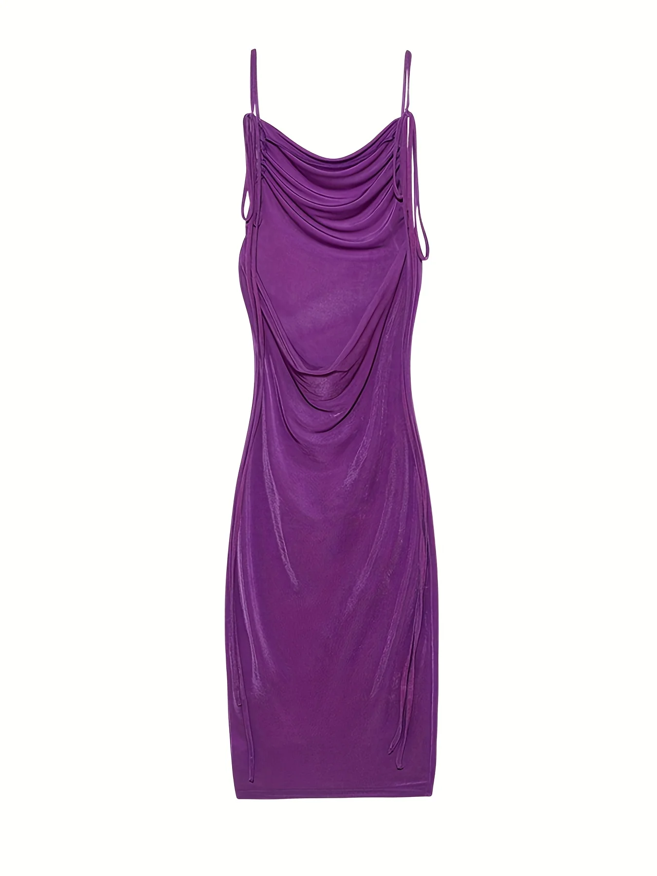 2024 New Summer Fashion Sexy Strapless Hang Neck Temperament Dress - Image 9