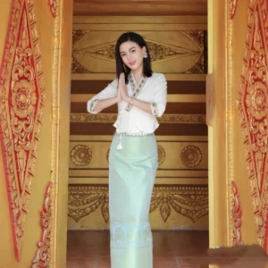 2026 summer traditional daily thailand clothing elegant temperament ethnic style garment women's travel photography costume